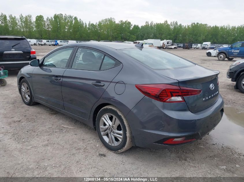 2019 Hyundai Elantra Preferred VIN: KMHD84LF6KU833049 Lot: 12008134