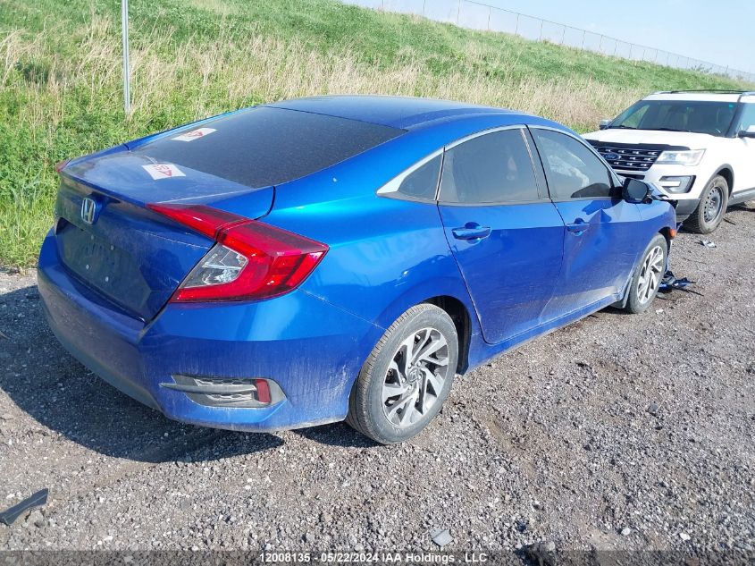 2018 Honda Civic Ex 4Dr VIN: 2HGFC2F86JH031729 Lot: 12008135