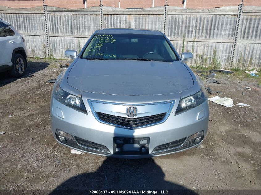 2014 Acura Tl VIN: 19UUA9F76EA800618 Lot: 12008137