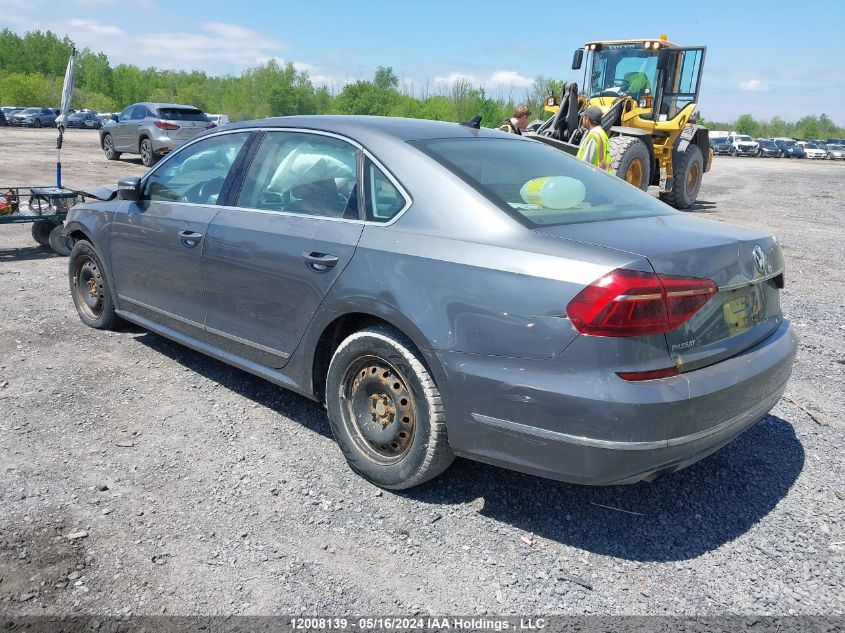 2017 Volkswagen Passat VIN: 1VWAT7A31HC030838 Lot: 12008139