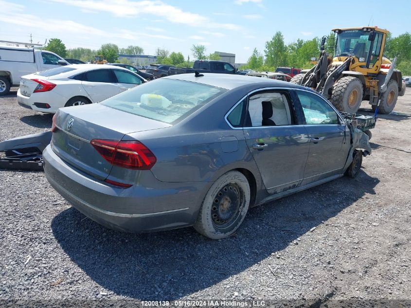 2017 Volkswagen Passat VIN: 1VWAT7A31HC030838 Lot: 12008139