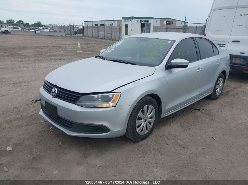 2014 Volkswagen Jetta VIN: 3VW2K7AJ2EM356955 Lot: 12008146