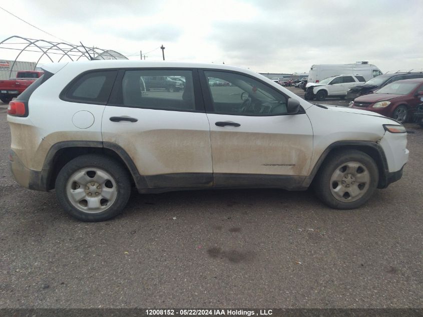 2015 Jeep Cherokee Sport VIN: 1C4PJLAB1FW655481 Lot: 12008152