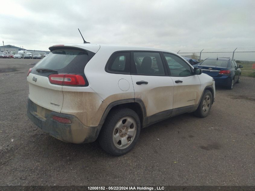 2015 Jeep Cherokee Sport VIN: 1C4PJLAB1FW655481 Lot: 12008152