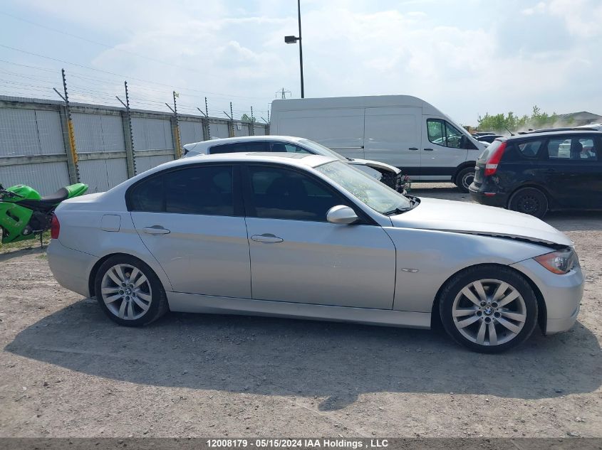 2007 BMW 3 Series VIN: WBAVA33557KX76406 Lot: 12008179