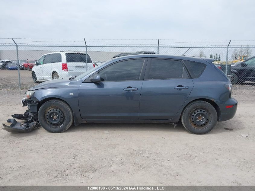 2008 Mazda Mazda3 VIN: JM1BK34F681126744 Lot: 12008190