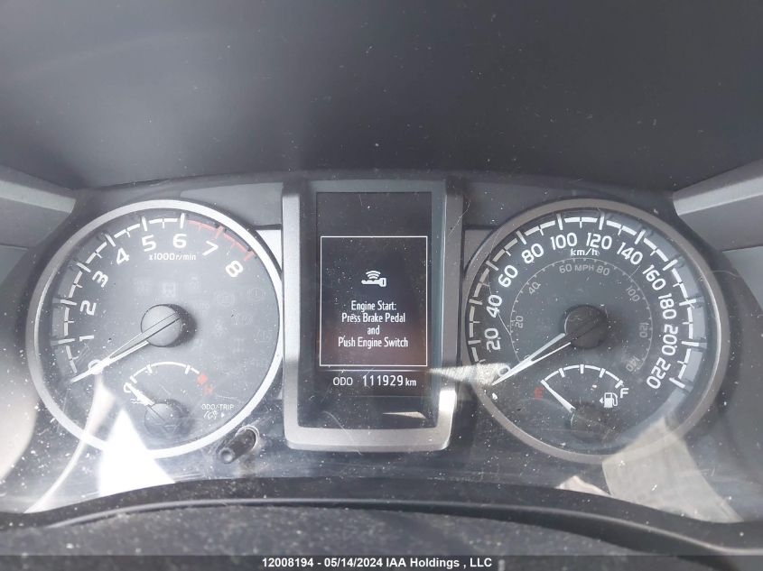 2018 Toyota Tacoma Dbl Cab/Sr5/Trd Sport/Or VIN: 5TFDZ5BN3JX034312 Lot: 12008194