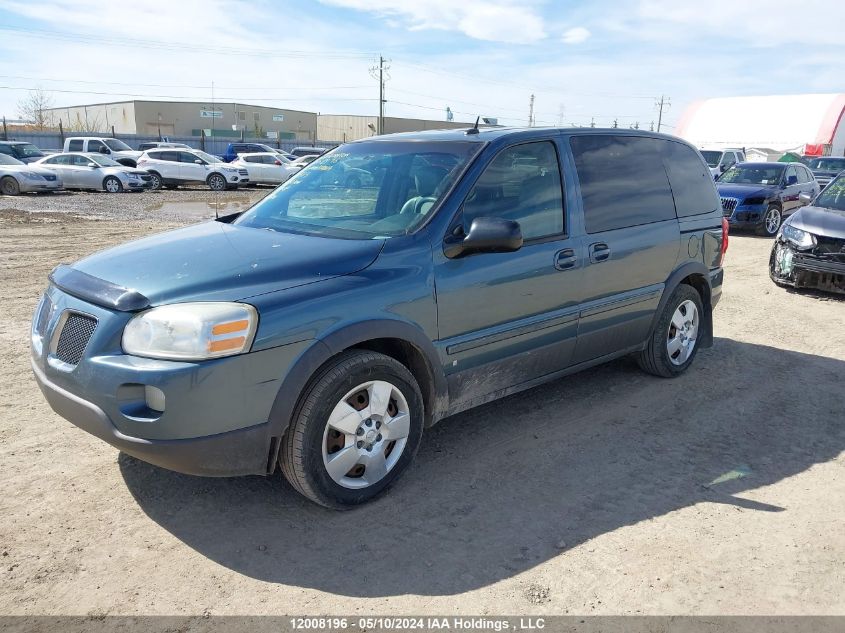 2007 Pontiac Montana Sv6 VIN: 1GMDU03167D121513 Lot: 12008196