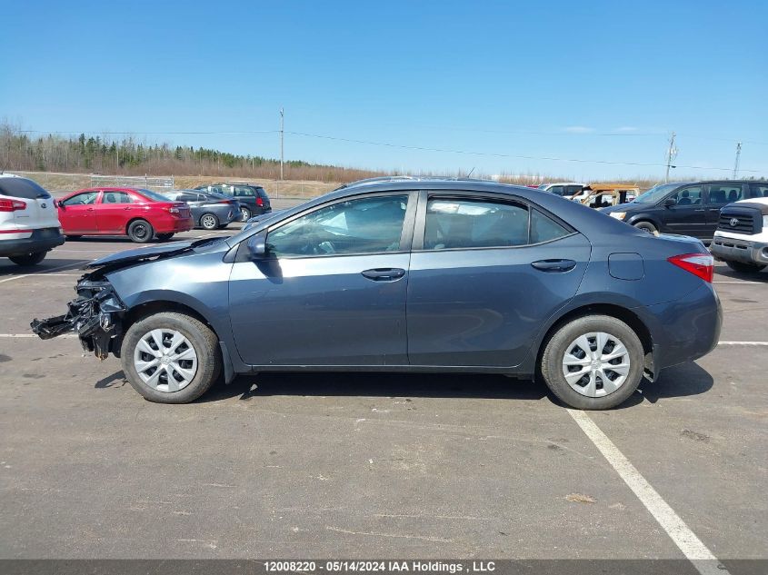 2015 Toyota Corolla L/Le/Le Pls/Prm/S/S Pls VIN: 2T1BURHE5FC332791 Lot: 12008220