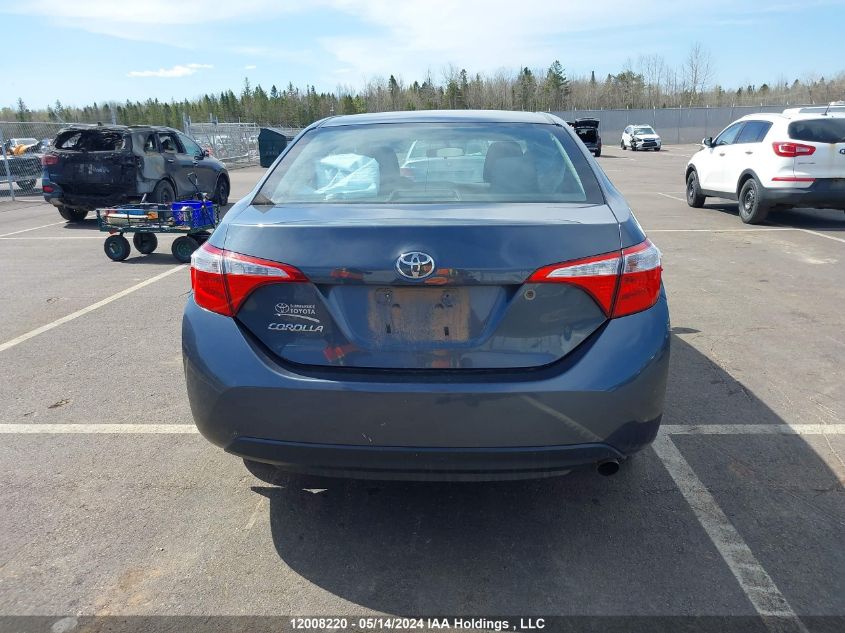 2015 Toyota Corolla L/Le/Le Pls/Prm/S/S Pls VIN: 2T1BURHE5FC332791 Lot: 12008220