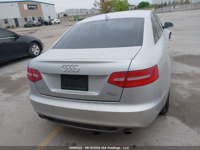 2010 Audi A6 VIN: WAUPGCFB8AN003461 Lot: 12008222