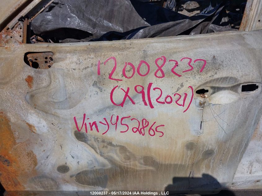 2021 Mazda Cx-9 VIN: JM3TCBCY7M0452865 Lot: 12008237