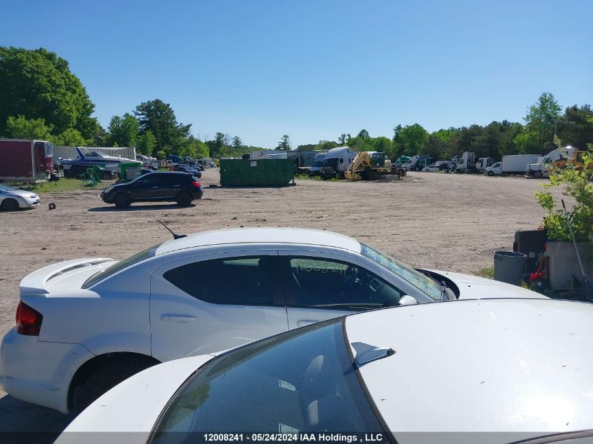 2012 Dodge Avenger Sxt VIN: 1C3CDZCB5CN133190 Lot: 12008241