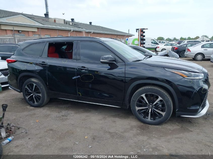 2021 Toyota Highlander Xse VIN: 5TDLZRBH9MS153814 Lot: 12008242