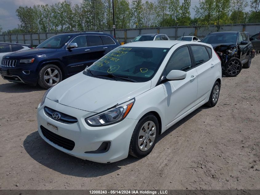 2016 Hyundai Accent VIN: KMHCT5AE7GU259823 Lot: 12008243