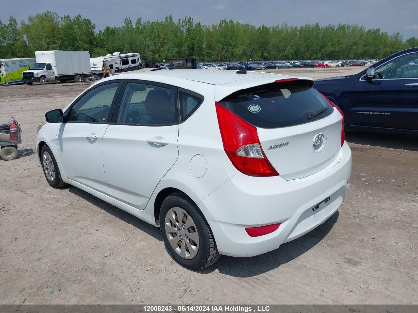 2016 Hyundai Accent VIN: KMHCT5AE7GU259823 Lot: 12008243