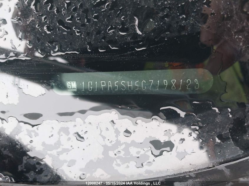 2012 Chevrolet Cruze VIN: 1G1PA5SH5C7198123 Lot: 12008247