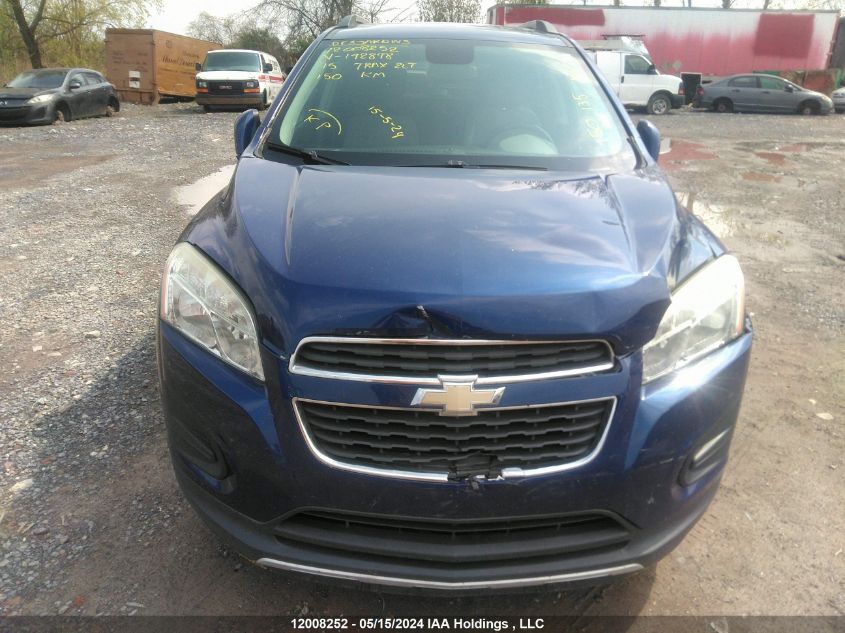 2015 Chevrolet Trax 2Lt VIN: 3GNCJMSB8FL192898 Lot: 12008252