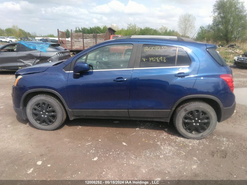 2015 Chevrolet Trax 2Lt VIN: 3GNCJMSB8FL192898 Lot: 12008252