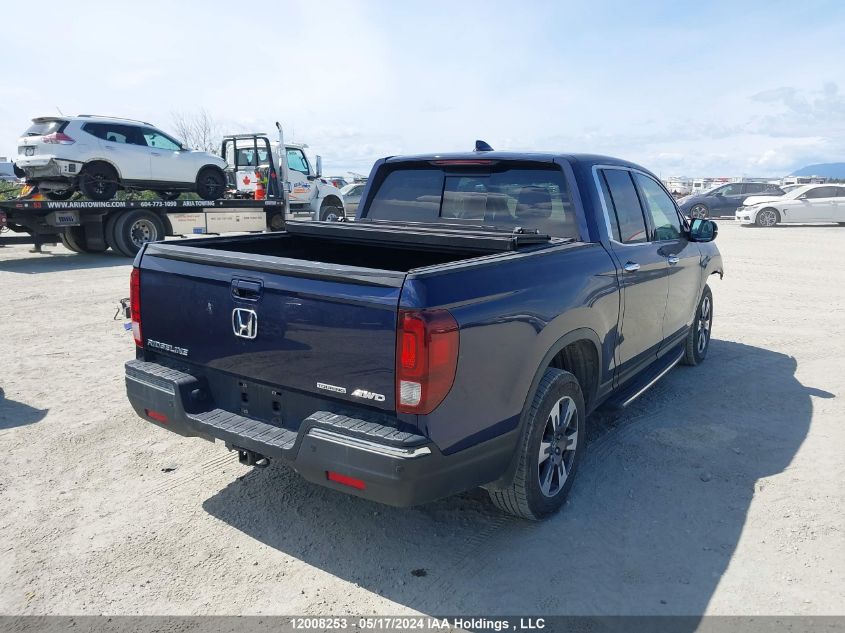 2017 Honda Ridgeline VIN: 5FPYK3F70HB505706 Lot: 12008253