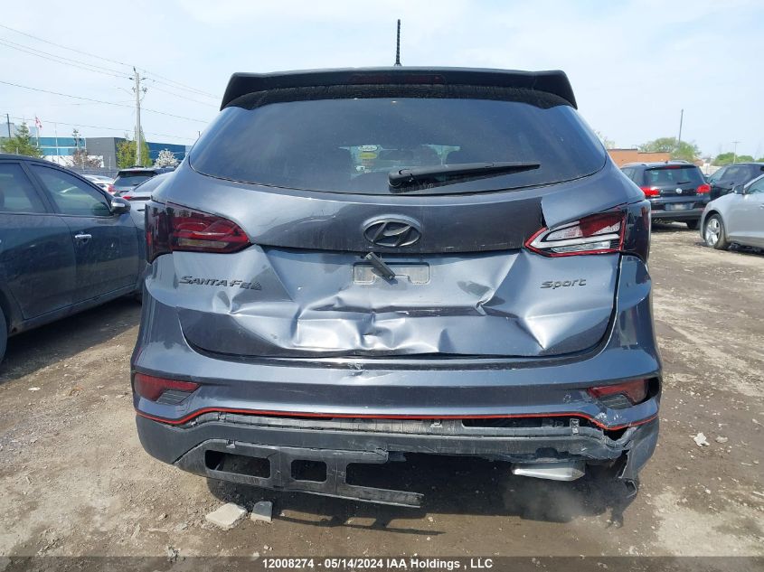 2018 Hyundai Santa Fe Sport 2.4 Base VIN: 5XYZT3LBXJG557491 Lot: 12008274