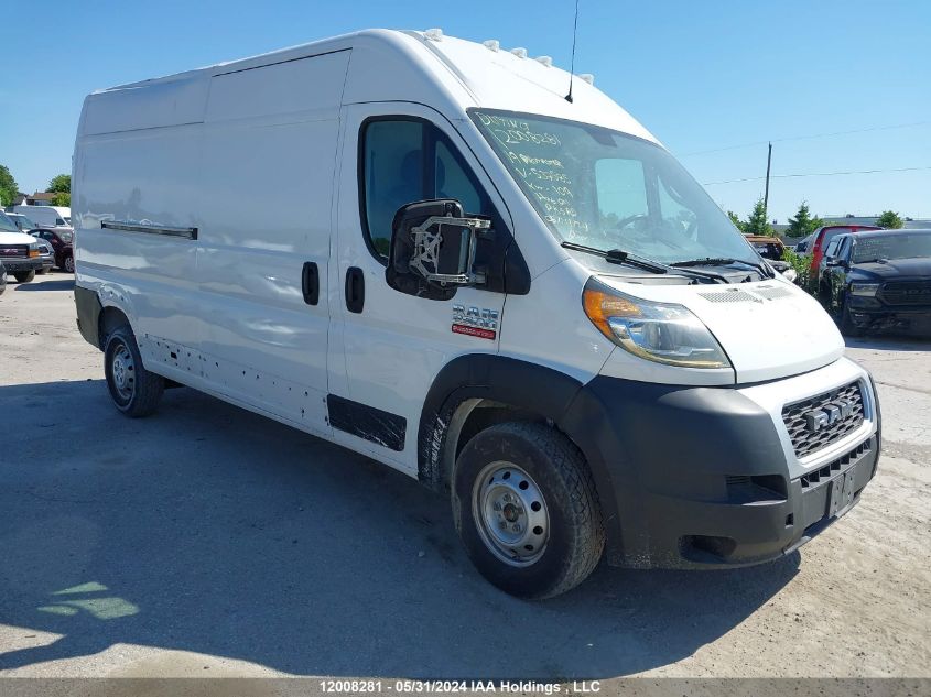 2019 Ram Promaster 2500 2500 High VIN: 3C6TRVDG7KE537585 Lot: 12008281