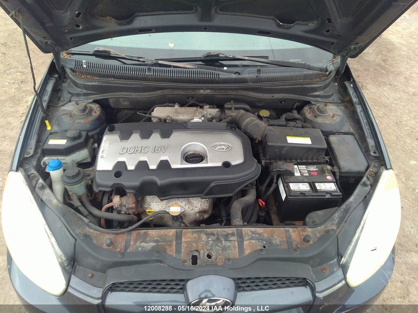 2007 Hyundai Accent Gs VIN: KMHCN35CX7U013811 Lot: 12008288