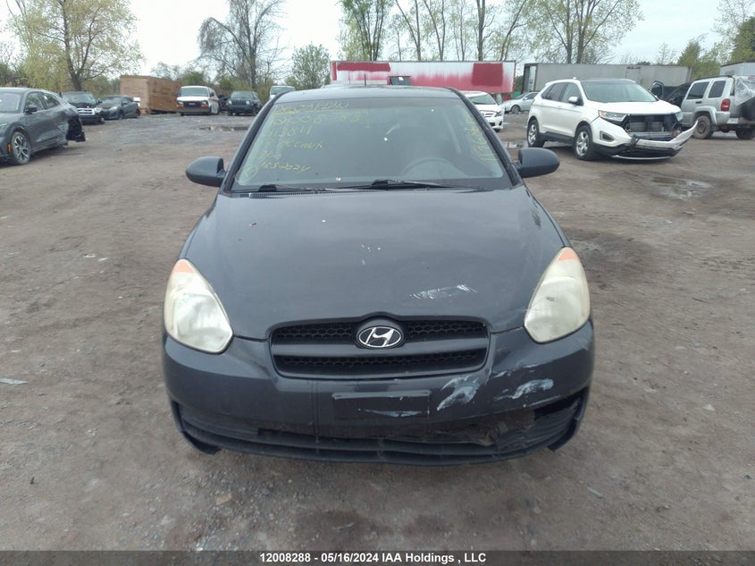 2007 Hyundai Accent Gs VIN: KMHCN35CX7U013811 Lot: 12008288
