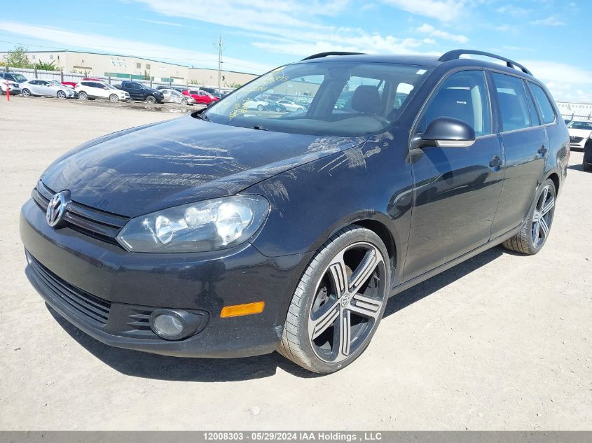 2013 Volkswagen Golf Wagon VIN: 3VWKX7AJ8DM613584 Lot: 12008303