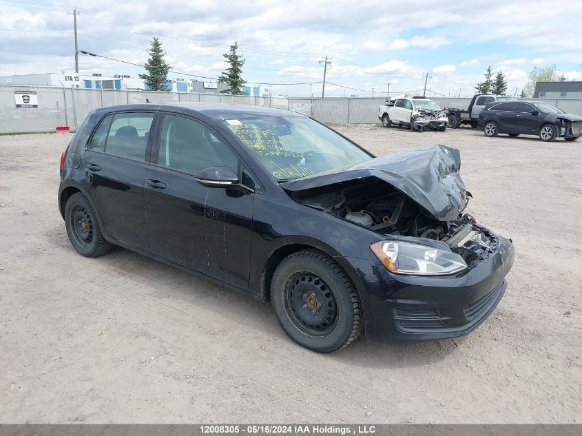 2016 Volkswagen Golf S VIN: 3VW117AU4GM010014 Lot: 12008305