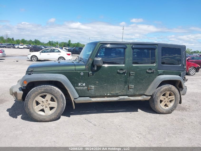 2008 Jeep Wrangler Unlimited X VIN: 1J4GA39148L557670 Lot: 12008320