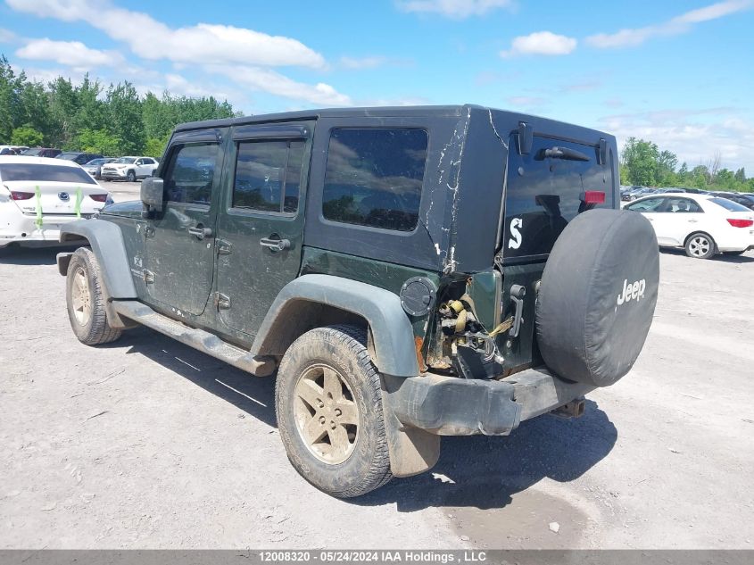 2008 Jeep Wrangler Unlimited X VIN: 1J4GA39148L557670 Lot: 12008320