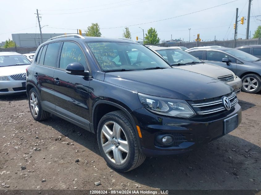 2012 Volkswagen Tiguan S/Se/Sel VIN: WVGBV7AX9CW570283 Lot: 12008324