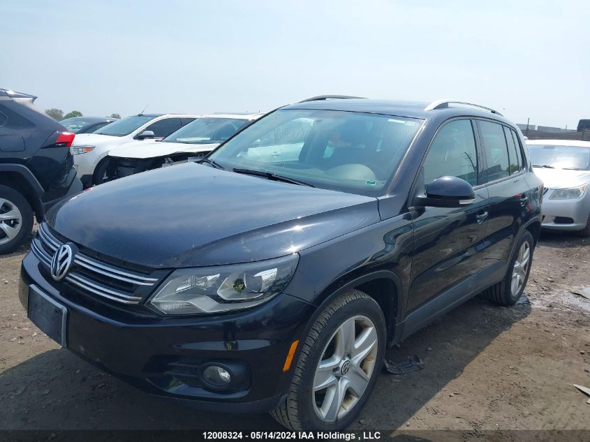 2012 Volkswagen Tiguan S/Se/Sel VIN: WVGBV7AX9CW570283 Lot: 12008324