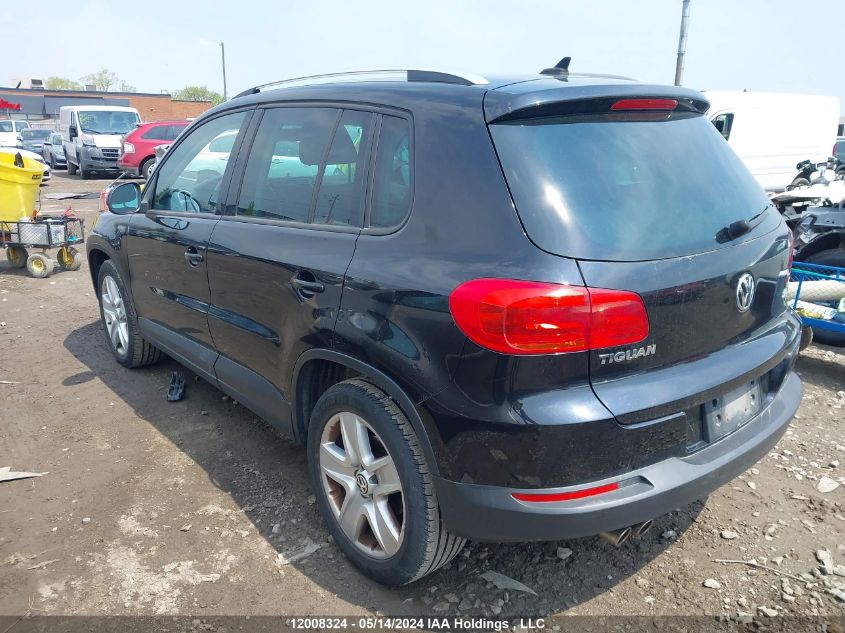 2012 Volkswagen Tiguan S/Se/Sel VIN: WVGBV7AX9CW570283 Lot: 12008324