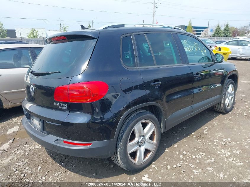 2012 Volkswagen Tiguan S/Se/Sel VIN: WVGBV7AX9CW570283 Lot: 12008324