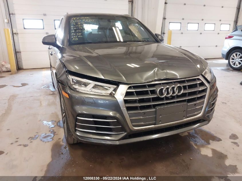 2018 Audi Q5 VIN: WA1FNAFY2J2080979 Lot: 12008330