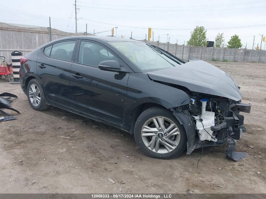 2020 Hyundai Elantra VIN: KMHD84LF2LU101194 Lot: 12008333