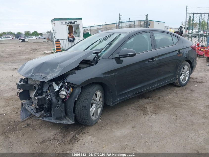 2020 Hyundai Elantra VIN: KMHD84LF2LU101194 Lot: 12008333