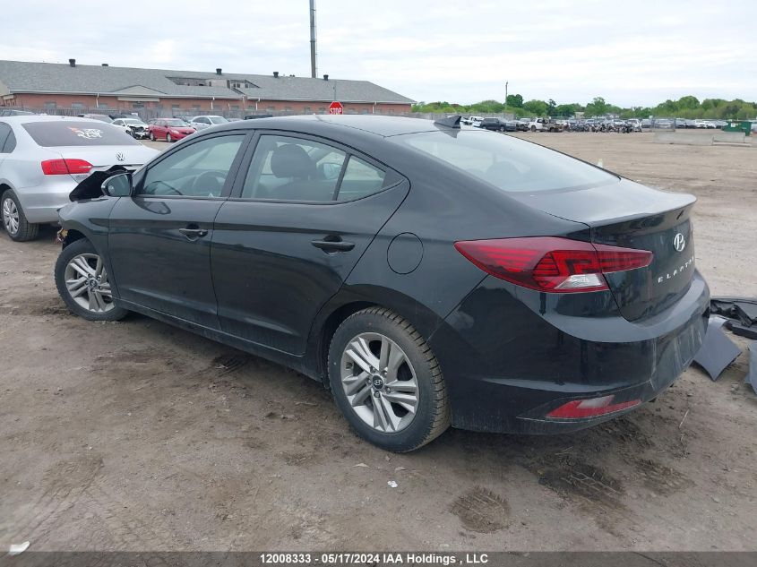 2020 Hyundai Elantra VIN: KMHD84LF2LU101194 Lot: 12008333