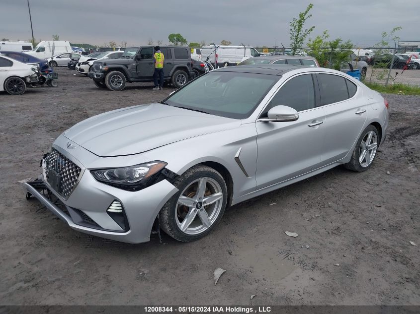 2019 Genesis G70 2.0T Advanced VIN: KMTG24LAXKU023819 Lot: 12008344