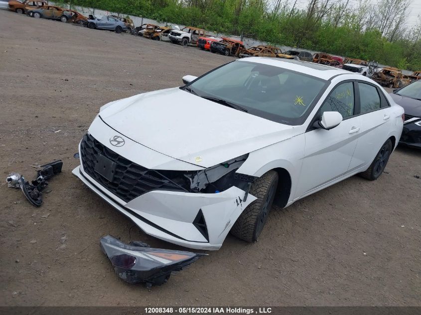 2022 Hyundai Elantra VIN: KMHLM4AG5NU363278 Lot: 12008348