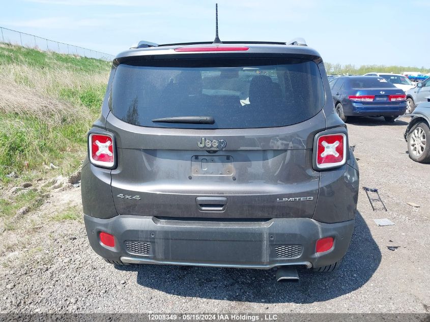 2018 Jeep Renegade Limited VIN: ZACCJBDB6JPH57448 Lot: 12008349