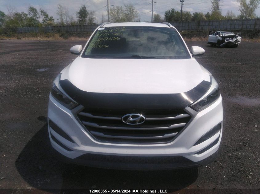 2018 Hyundai Tucson Premium 2.0L VIN: KM8J33A44JU607636 Lot: 12008355