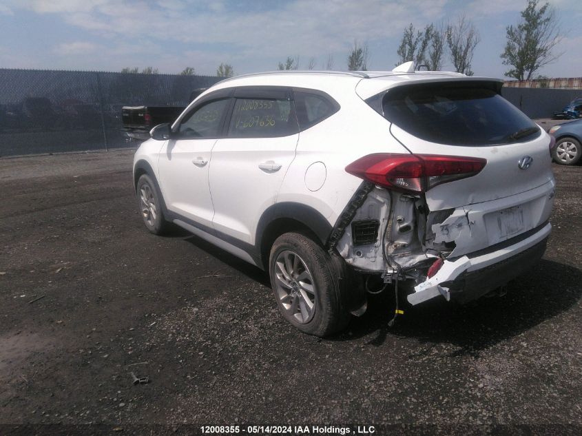 2018 Hyundai Tucson Premium 2.0L VIN: KM8J33A44JU607636 Lot: 12008355