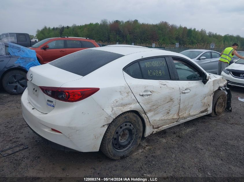 2017 Mazda 3 Sport VIN: JM1BN1U76H1106854 Lot: 12008374