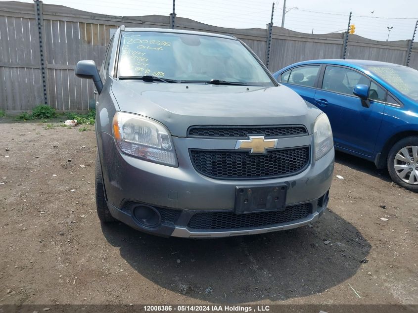 2012 Chevrolet Orlando VIN: KL77P2EMXCK674163 Lot: 12008386