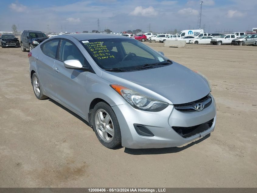 2012 Hyundai Elantra Gl VIN: 5NPDH4AE8CH078559 Lot: 12008406