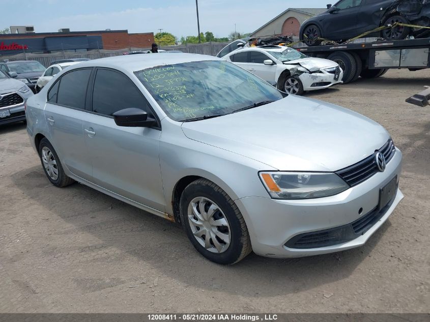 2012 Volkswagen Jetta S VIN: 3VW2K7AJ2CM416374 Lot: 12008411