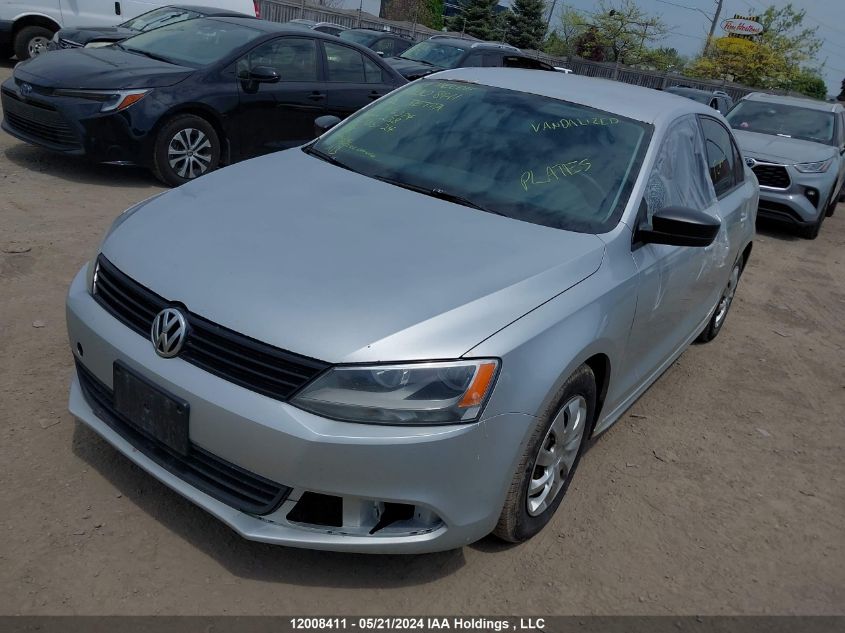 2012 Volkswagen Jetta S VIN: 3VW2K7AJ2CM416374 Lot: 12008411